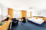Komfortzimmer in Blau Hotel Forstmeister
